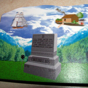 JJD Cemetery Wooden Collectible